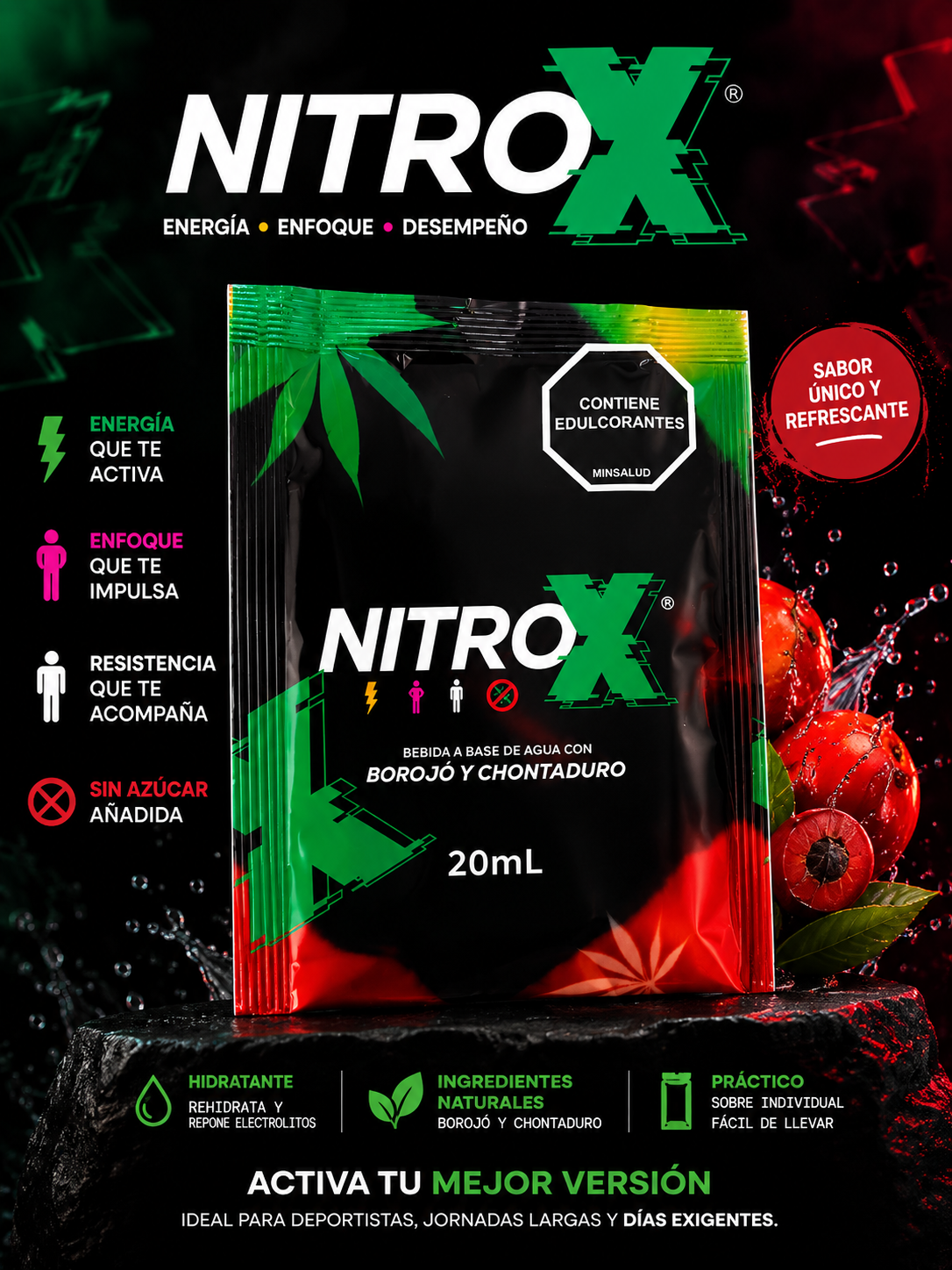 NitroX x unidad 20 ml