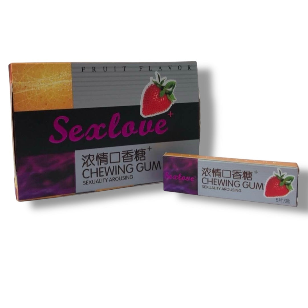 CHICLETS Sexlove Bubble Gum x 10 Cajitas (Cajita x 5 unidades)