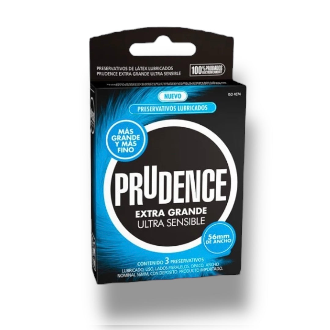 Preservativo Prudence x 3 Extra Grande Ultra Sensible