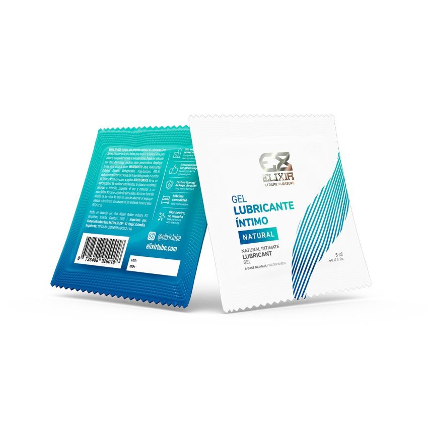 Gel Lubricante Íntimo Natural Elixir SACHET