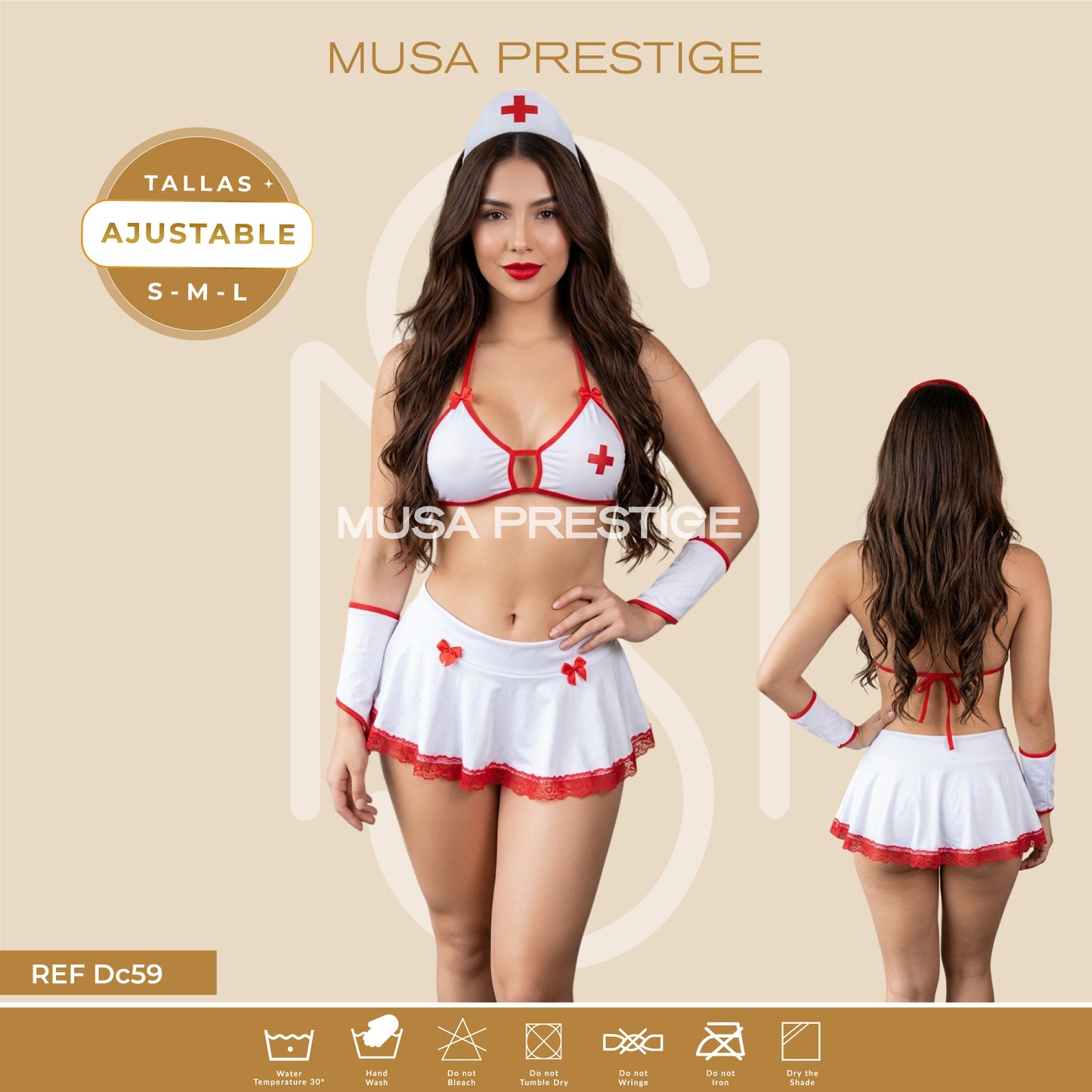 Disfraz Musa Enfermera New DC59