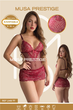 LENCERIA LMB 77 VINO TINTO (Copia)