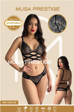 Lenceria LMM 05 NEGRO