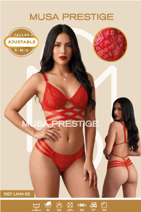 Lenceria LMM 05 ROJO
