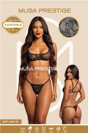 Lenceria LMM 16 NEGRO