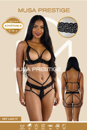 Lenceria LMM 17 NEGRO