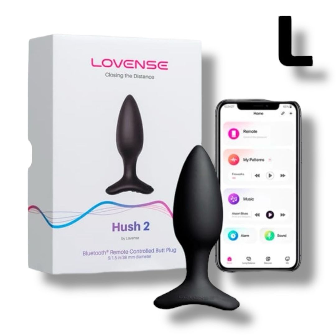 Vibrador Anal Hush 2 (1.75 pulgadas) Controlado por APP Global by Lovense