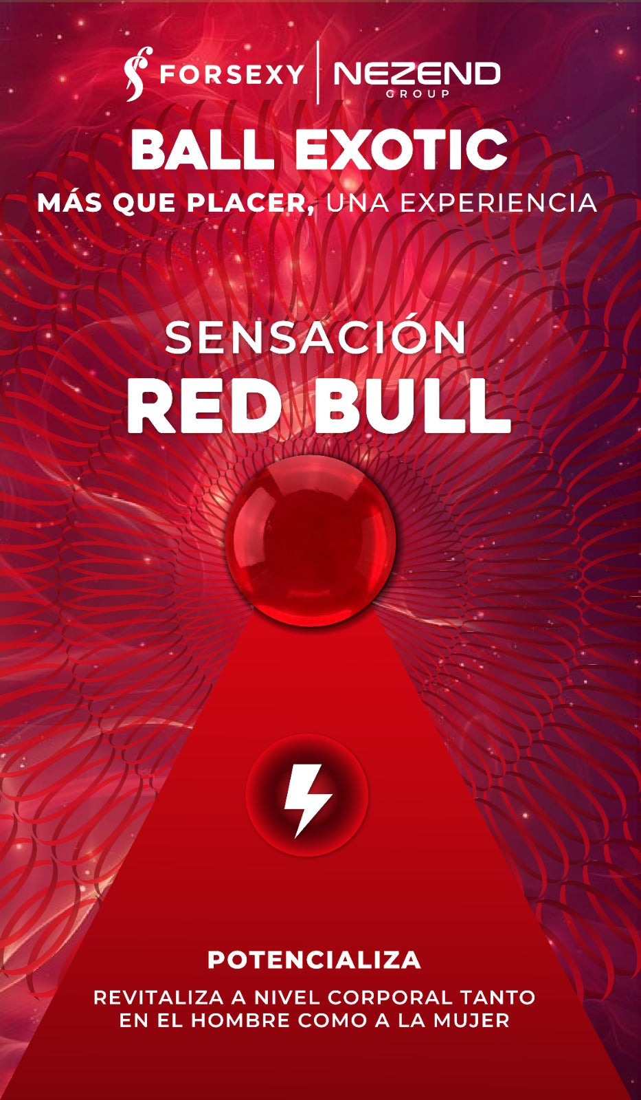 Boll Exotic Forsexy Red Bull Presentacion 2 unidades