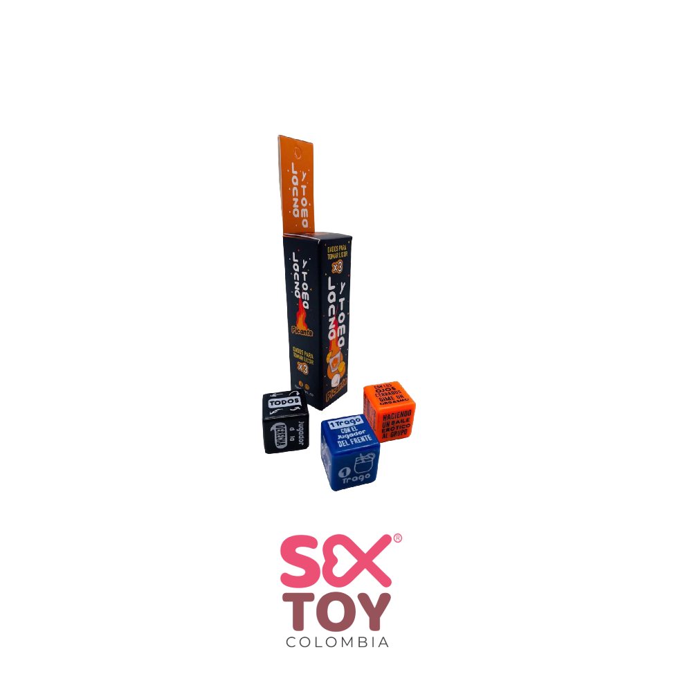 Juego Lanza Y Toma Picante x 3 Dados (Precio sugerido $18.000)