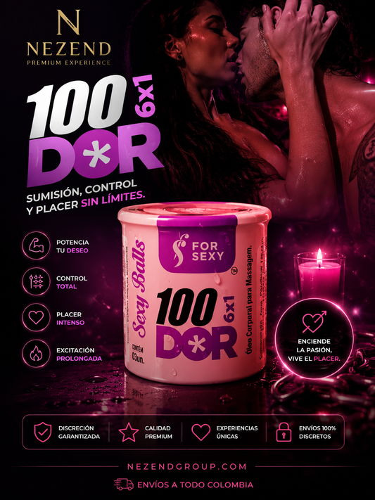 Sexy Balls 100 Dor x 3 Bolas (Calienta y Excita)