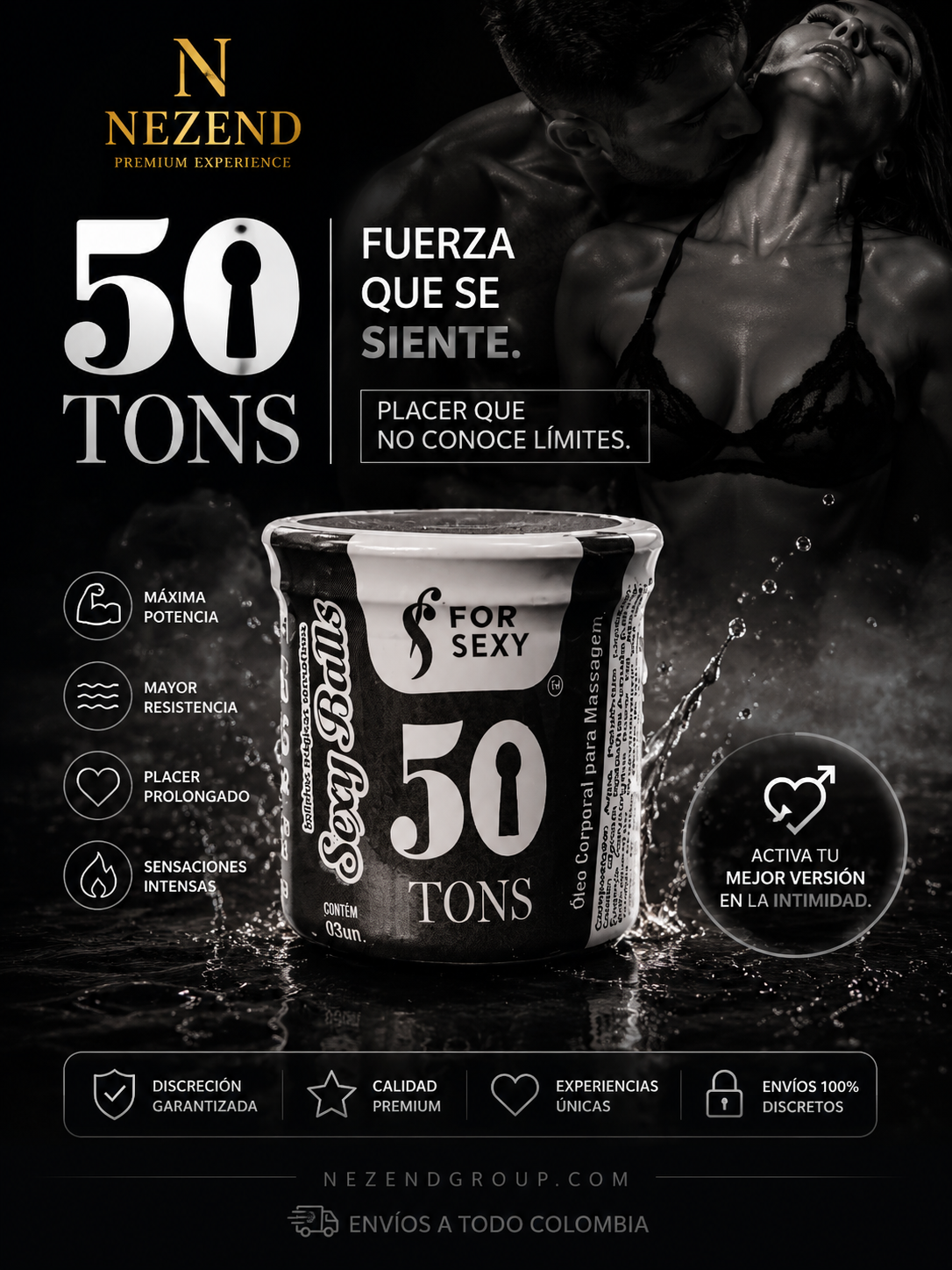 SEXY BALLS X 3 UND 50 TONOS