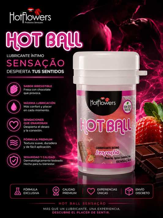 Hot Ball Sensación x 2 (Fresas con Chocolate)