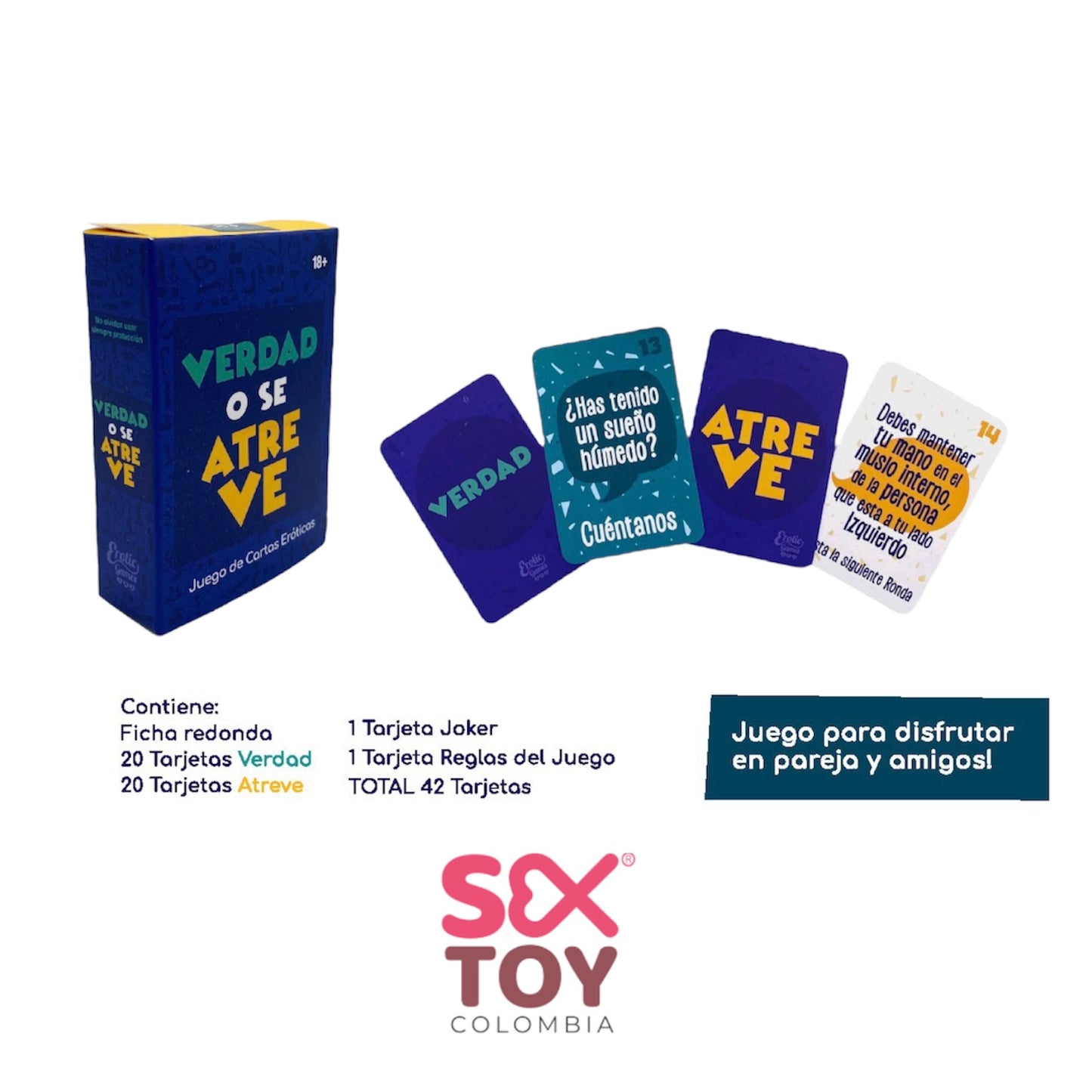 Juego Verdad o Se Atreve (Precio Sugerido al Público $28.000)
