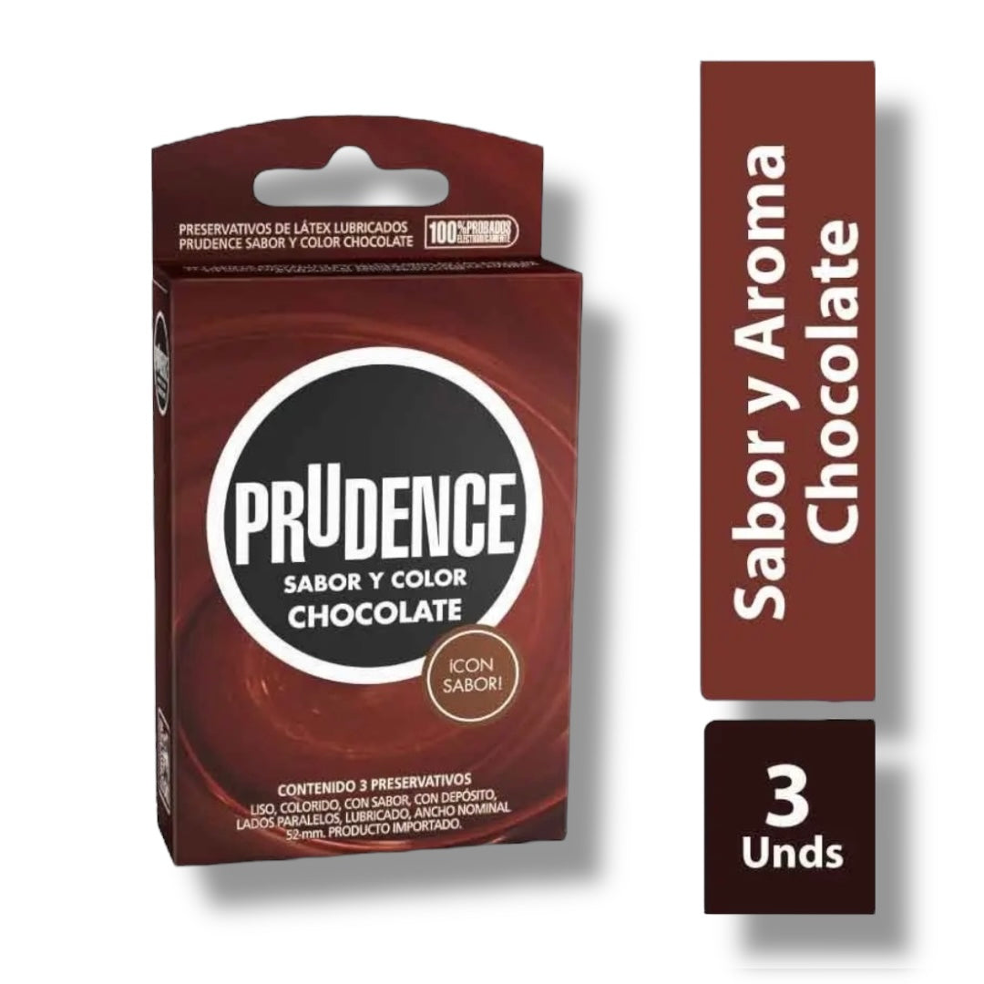 Preservativo Prudence x 3 Chocolate ( Precio Sugerido al Público: 9.126)
