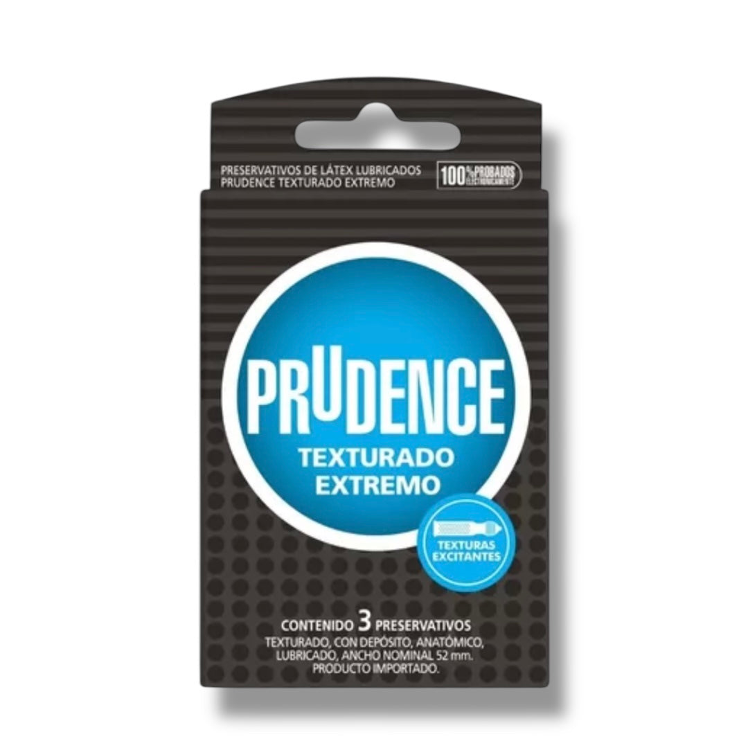 Preservativo Prudence x 3 Texturado Extremo (Precio Sugerido Público: 9.126)