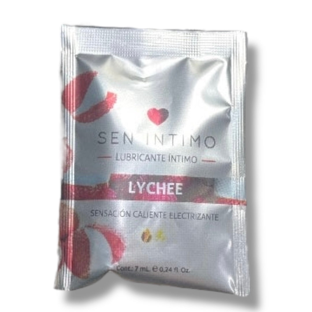 Lub. Lychee Electrizante Sachet 7 ml Sen Intimo (unidad) (PRECIO PUBLICO 10.000)