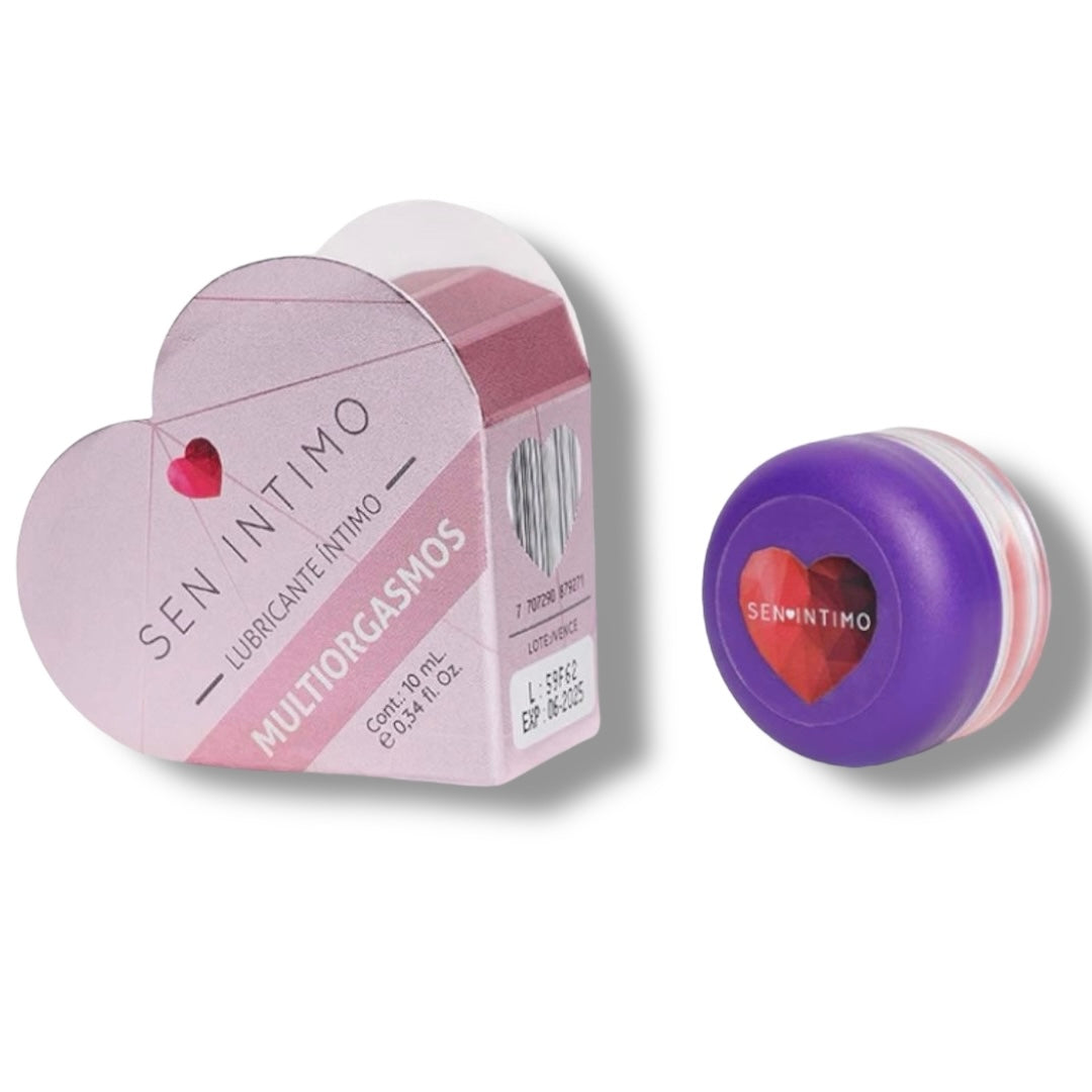 Lub. Multiorgasmos Corazon x 10ml Sen Intimo (Precio Sugerido al Público 25.000
