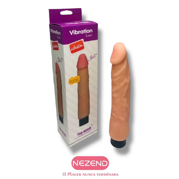 Vibrador Lure 9.5" (ABS+CyberPiel - Largo Total: 22,2cm)
