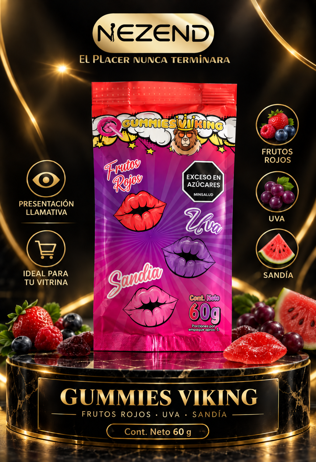 GUMMIES VIKING LABIOS