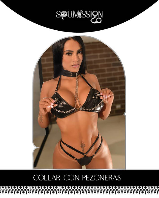 Collar con Pezoneras