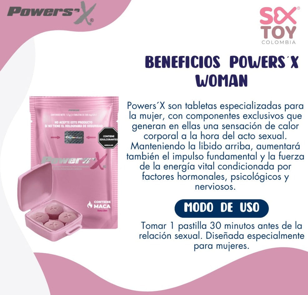 Power x Woman Set x 4 Comprimidos
