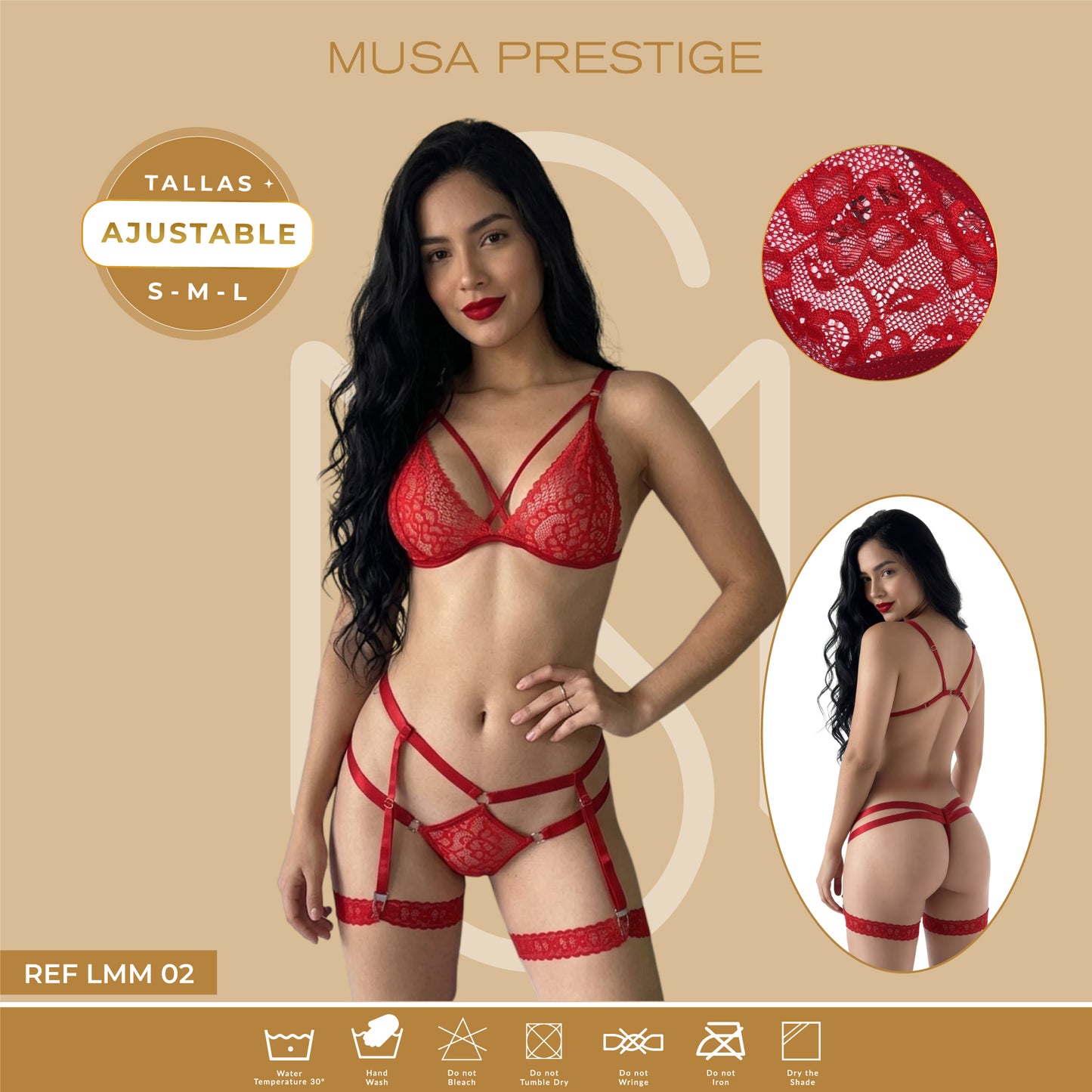 Lenceria LMM02 ROJO