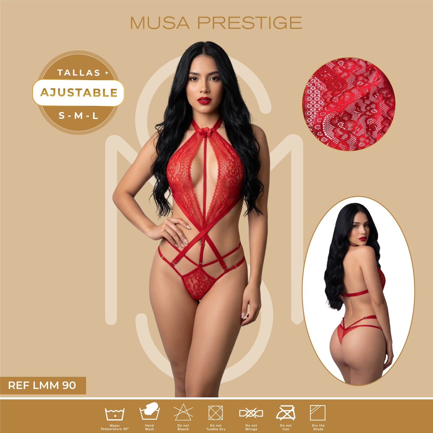 Lenceria LMM90 ROJO