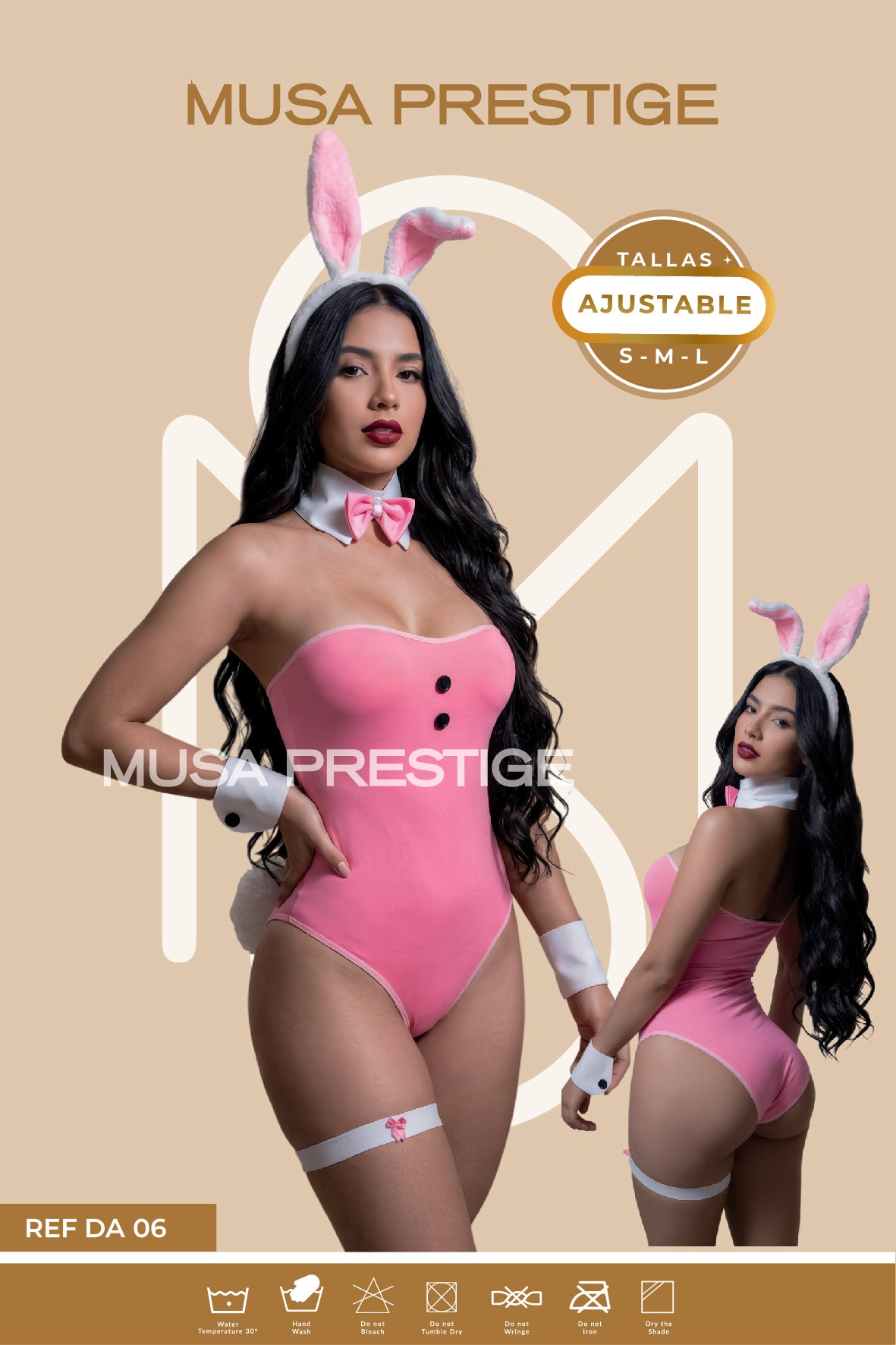 Disfraz Musa Coneja Pink