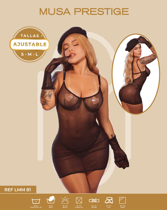 LENCERIA LMM 81 NEGRO