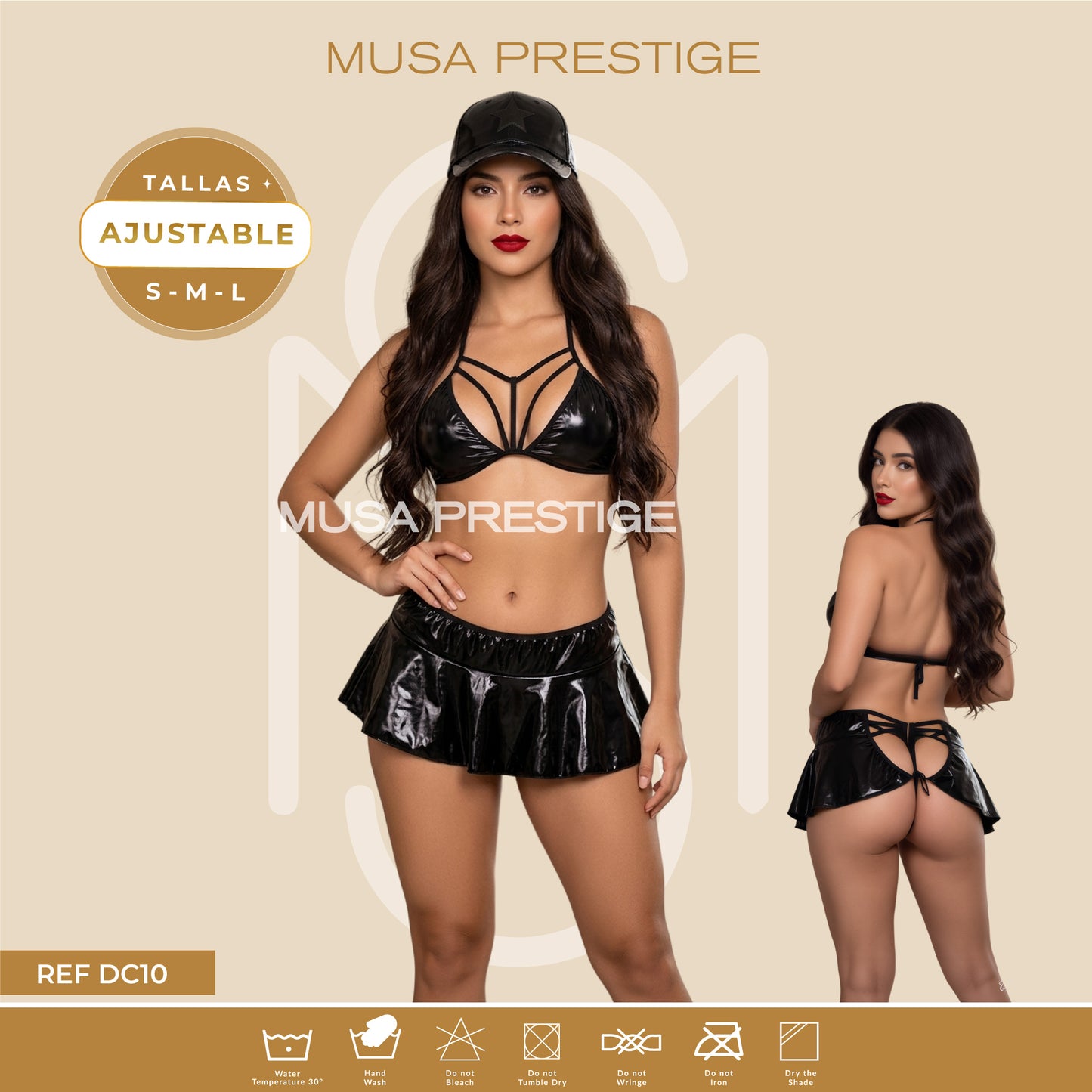 Disfraz Musa Policia DC10