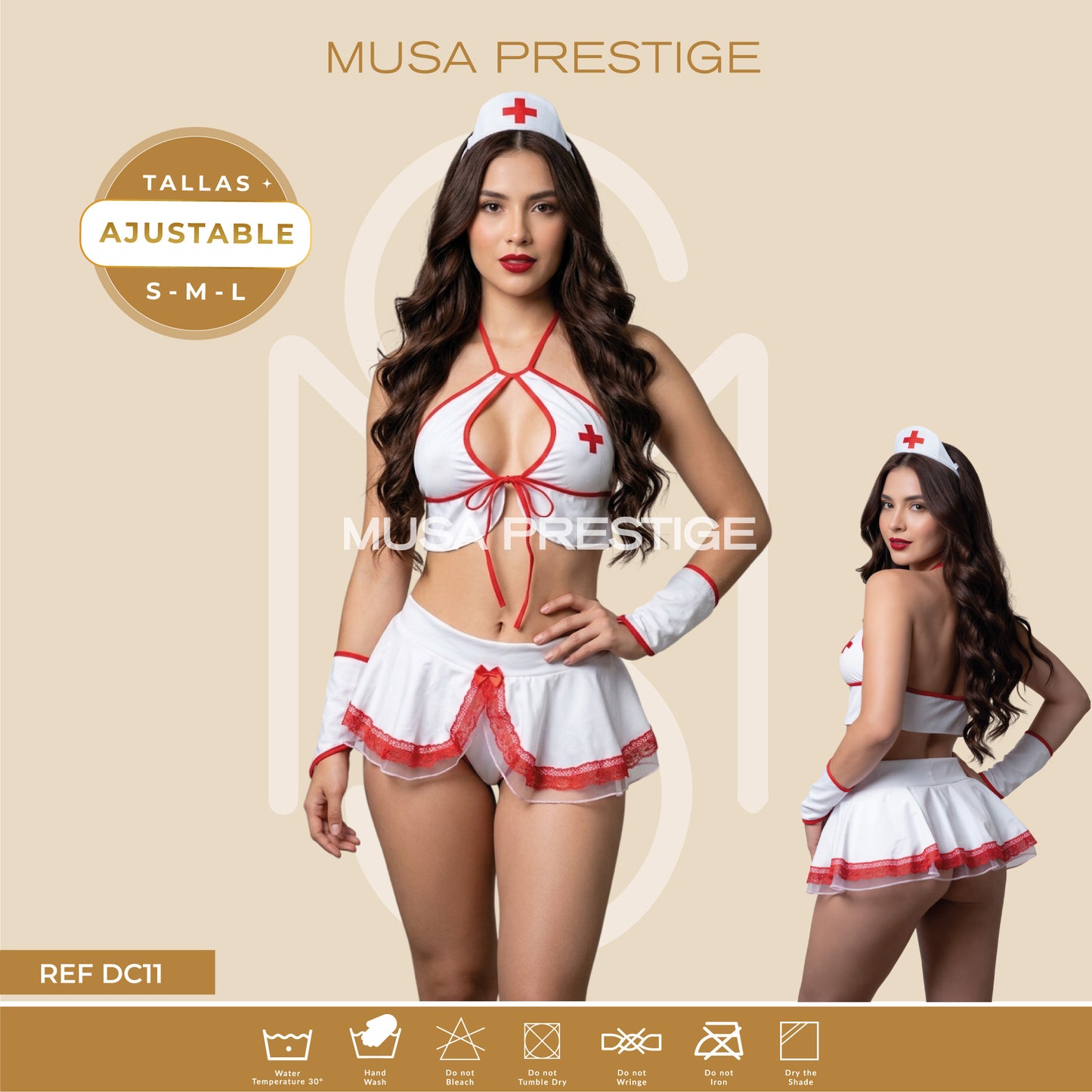 Disfraz Musa Enfermera DC11