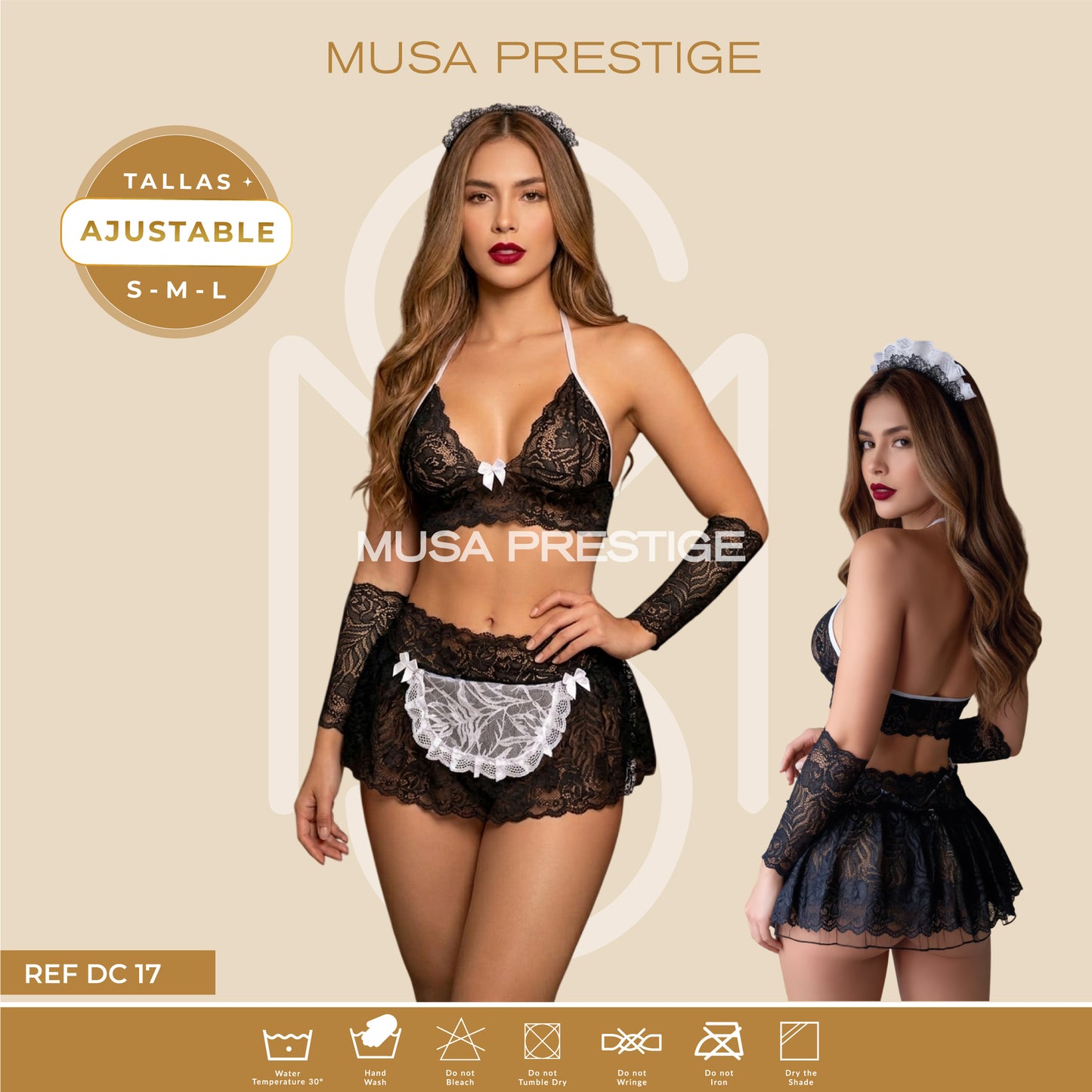 Disfraz Musa Mucama DC17