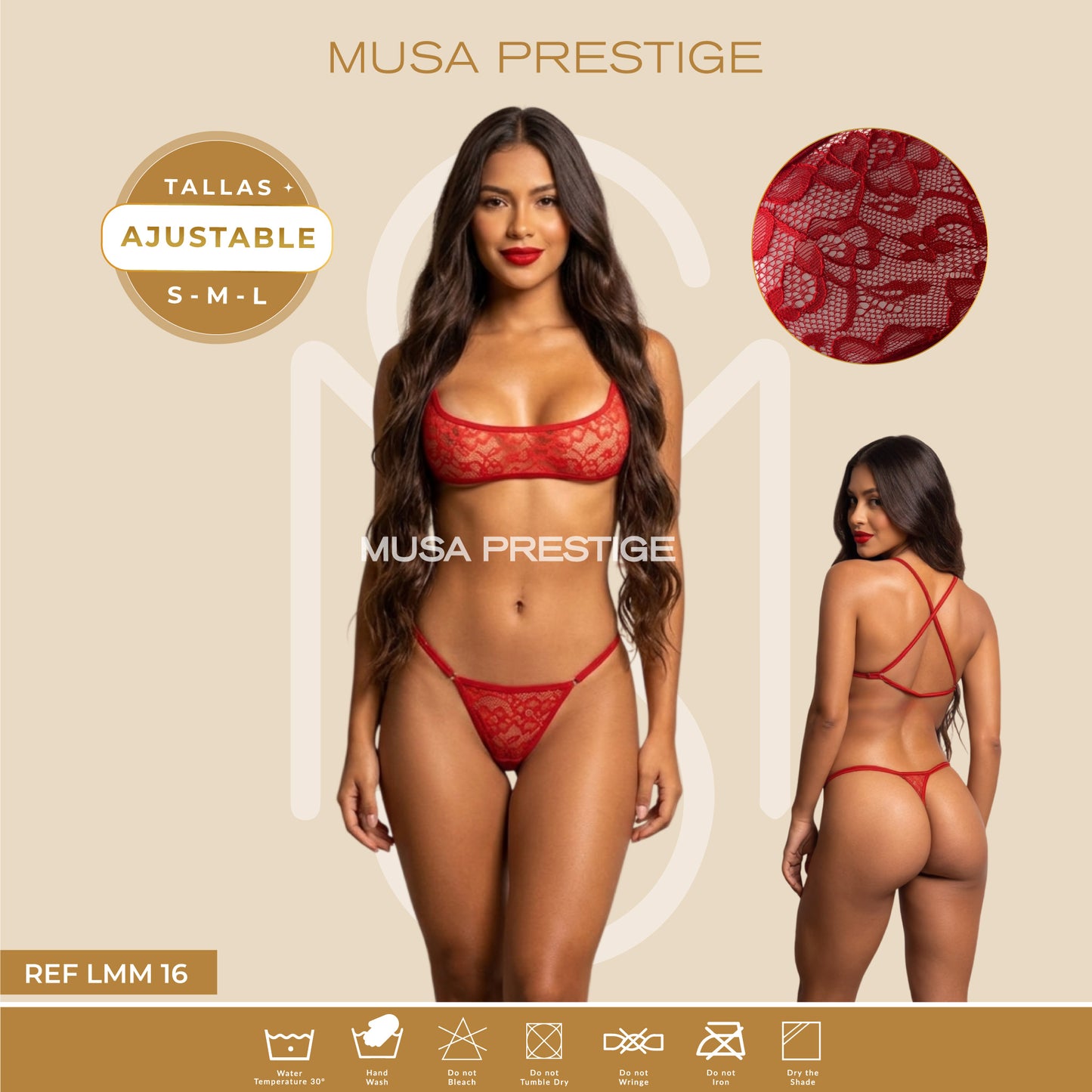 Lenceria LMM 16 ROJO