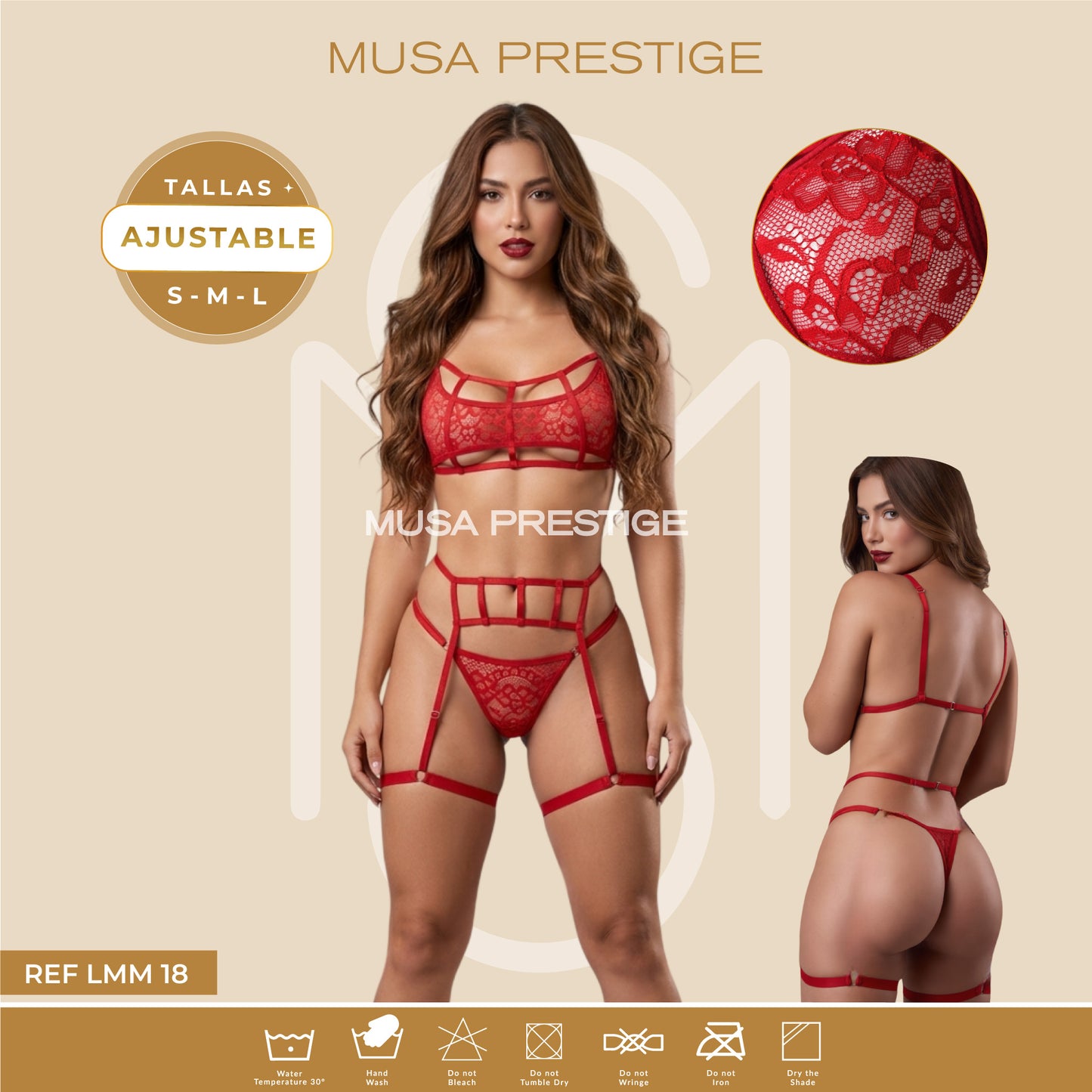 Lenceria LMM 18 ROJO