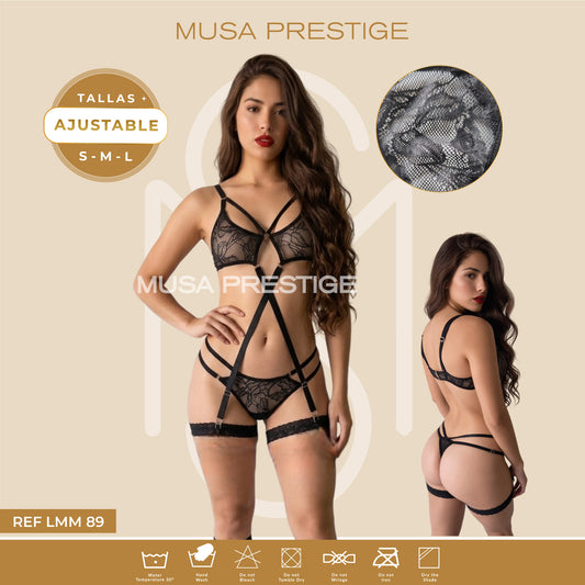 Lenceria Musa LMM89 NEGRO
