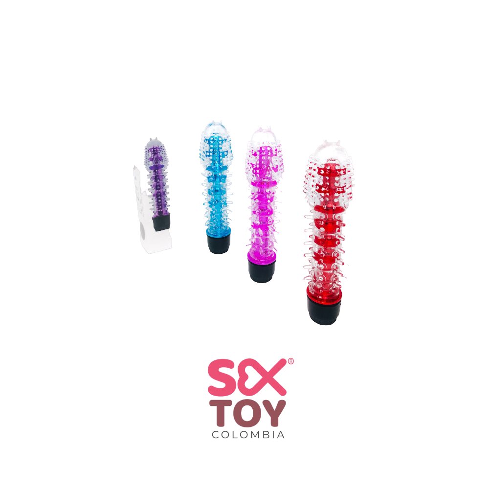 Vibrador Night Puntas (Silicona + ABS - Largo Total:17cm)