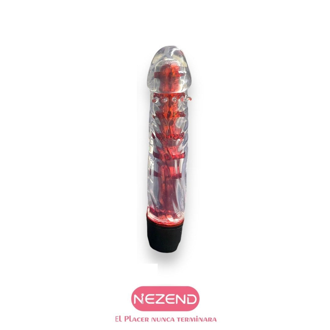 Vibrador Night Liso   (ABS, Médico TPE - Largo Total:14.5cm)