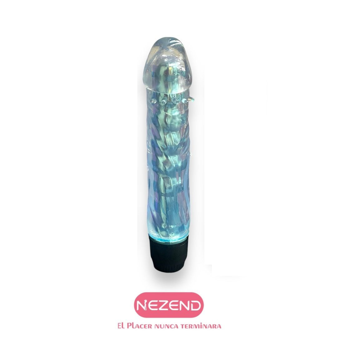 Vibrador Night Liso   (ABS, Médico TPE - Largo Total:14.5cm)