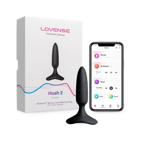 Vibrador Anal Hush 2 Controlado por APP Global by Lovense  1" PULGADA