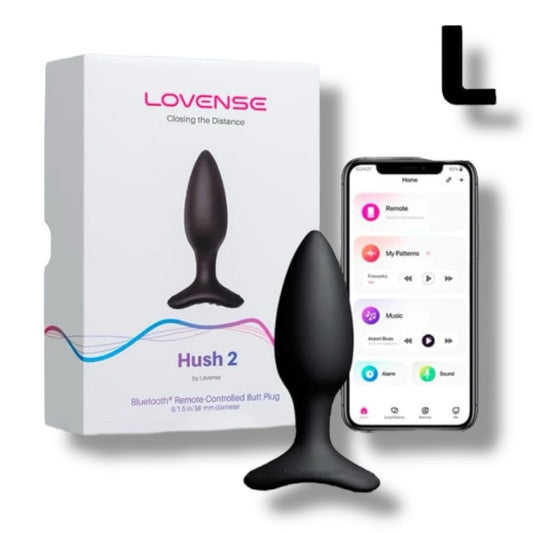 Vibrador Anal Hush 2 (1.75 pulgadas) Controlado por APP Global by Lovense