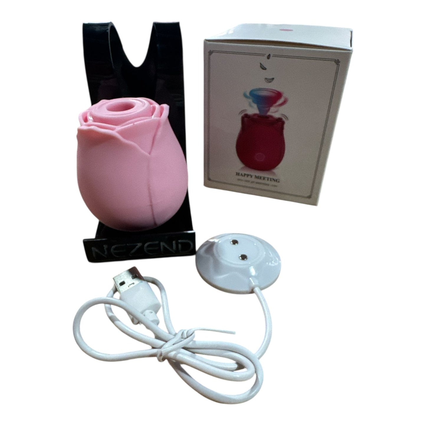 Promo Estimulador Sex Rose USB (Carga: Magnética) (ABS+Silicona)