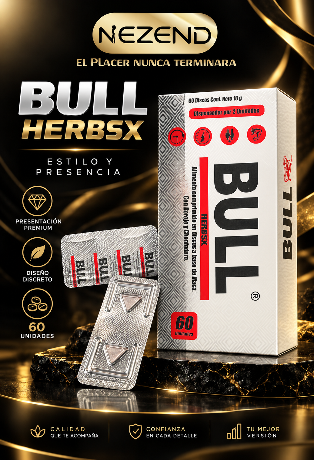 X-Bull x 2 tabletas