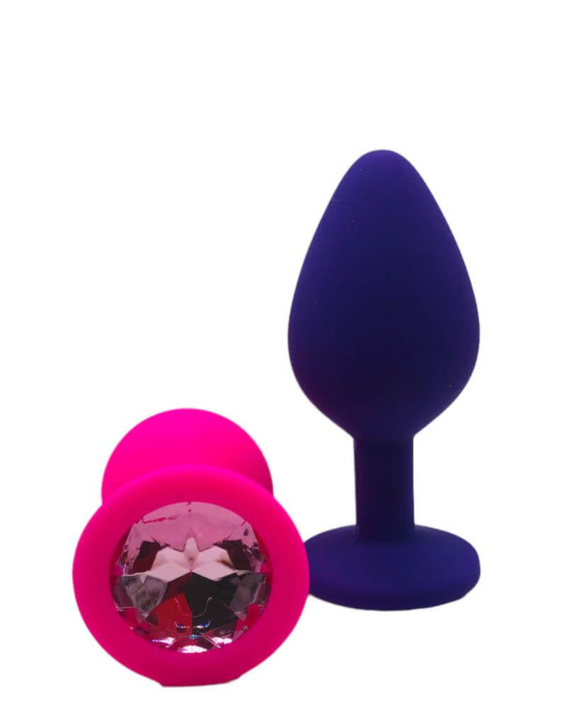 Plug Joya en Silicona Talla M (Silicona - Largo Total: 8cm)