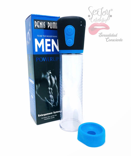 PROMO Bomba Pennis Blue (4 Baterías AAA) (ABS) (Largo Total:29cm - Diámetro:61mm) (OO2)